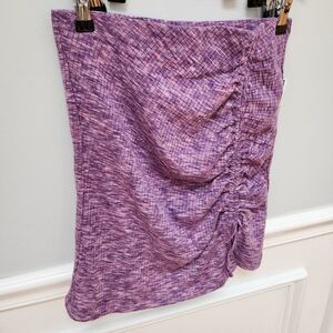 Purple Textured Skirt